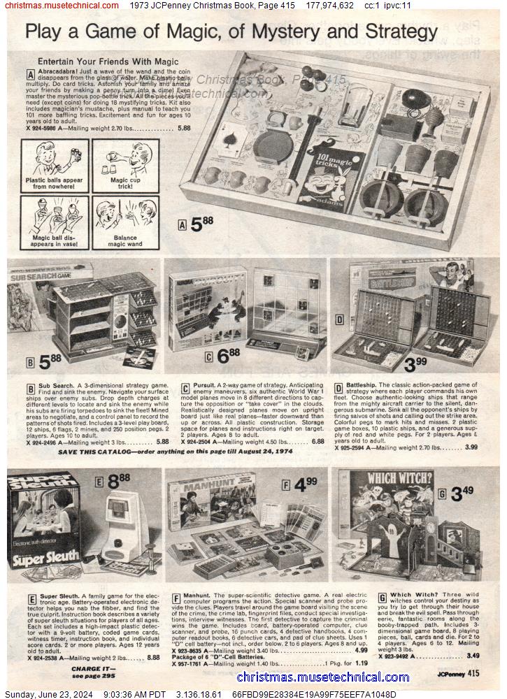 1973 JCPenney Christmas Book, Page 415