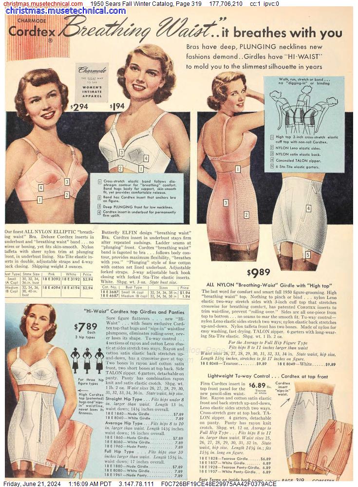 1950 Sears Fall Winter Catalog, Page 319