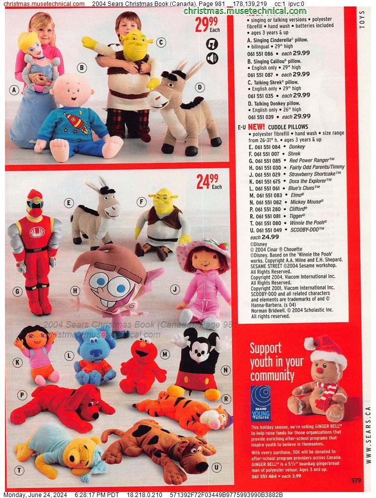 2004 Sears Christmas Book (Canada), Page 981