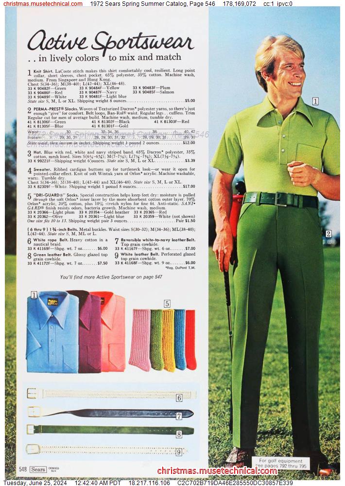 1972 Sears Spring Summer Catalog, Page 546
