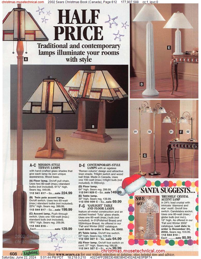 2002 Sears Christmas Book (Canada), Page 612