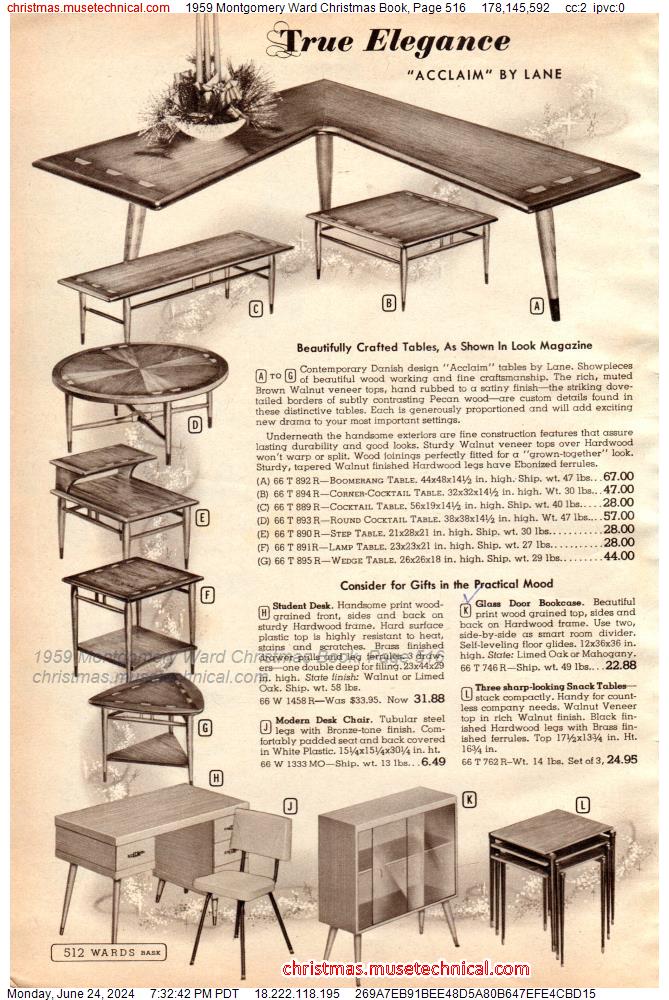 1959 Montgomery Ward Christmas Book, Page 516