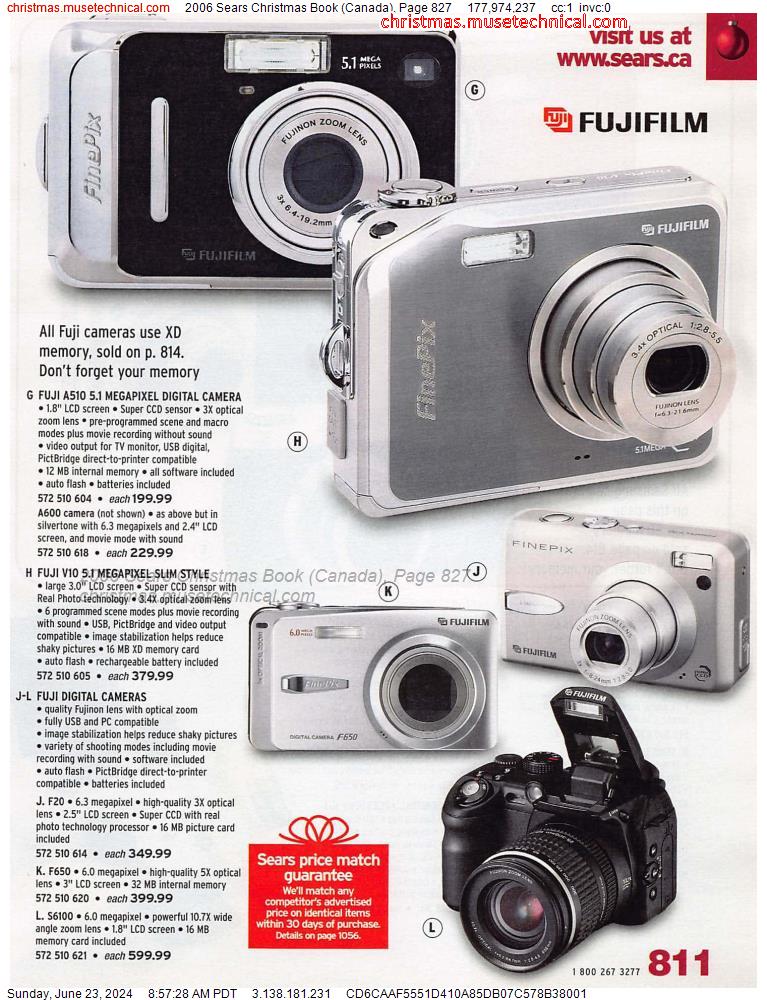2006 Sears Christmas Book (Canada), Page 827