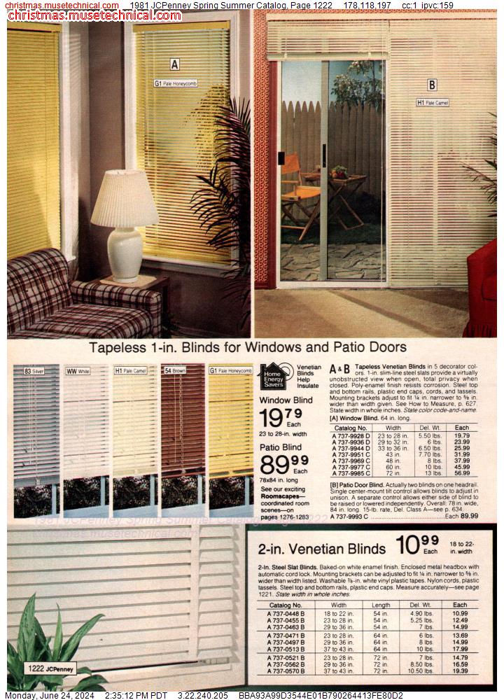 1981 JCPenney Spring Summer Catalog, Page 1222