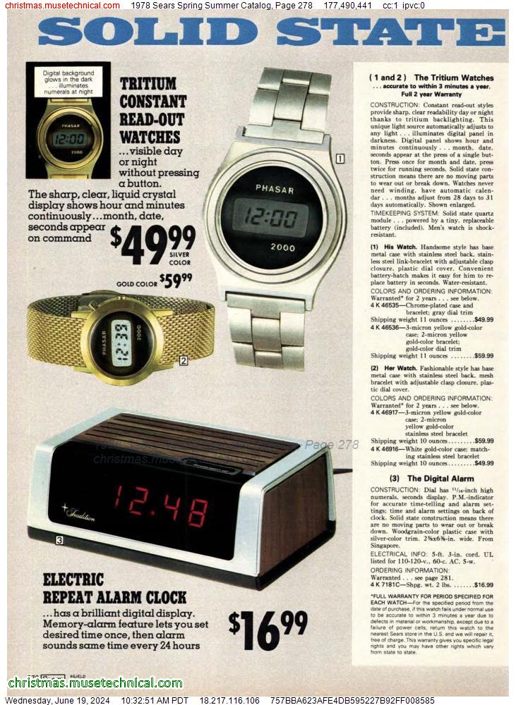 1978 Sears Spring Summer Catalog, Page 278