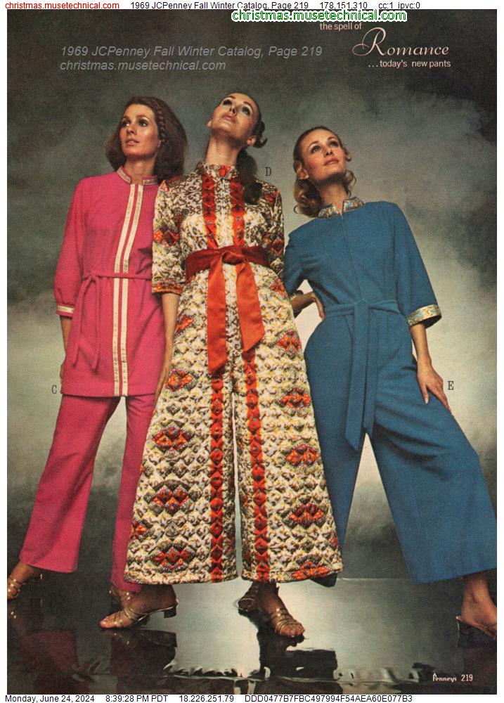 1969 JCPenney Fall Winter Catalog, Page 219