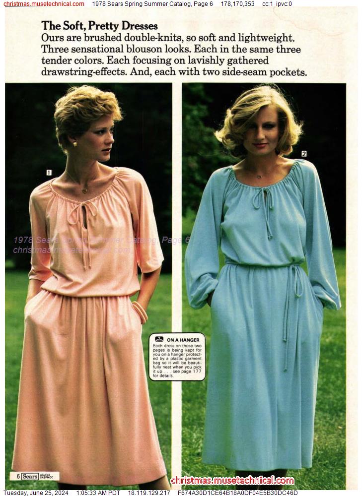 1978 Sears Spring Summer Catalog, Page 6