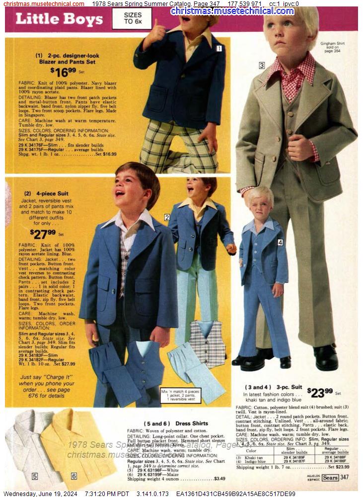 1978 Sears Spring Summer Catalog, Page 347
