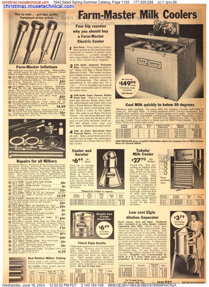 1942 Sears Spring Summer Catalog, Page 1128