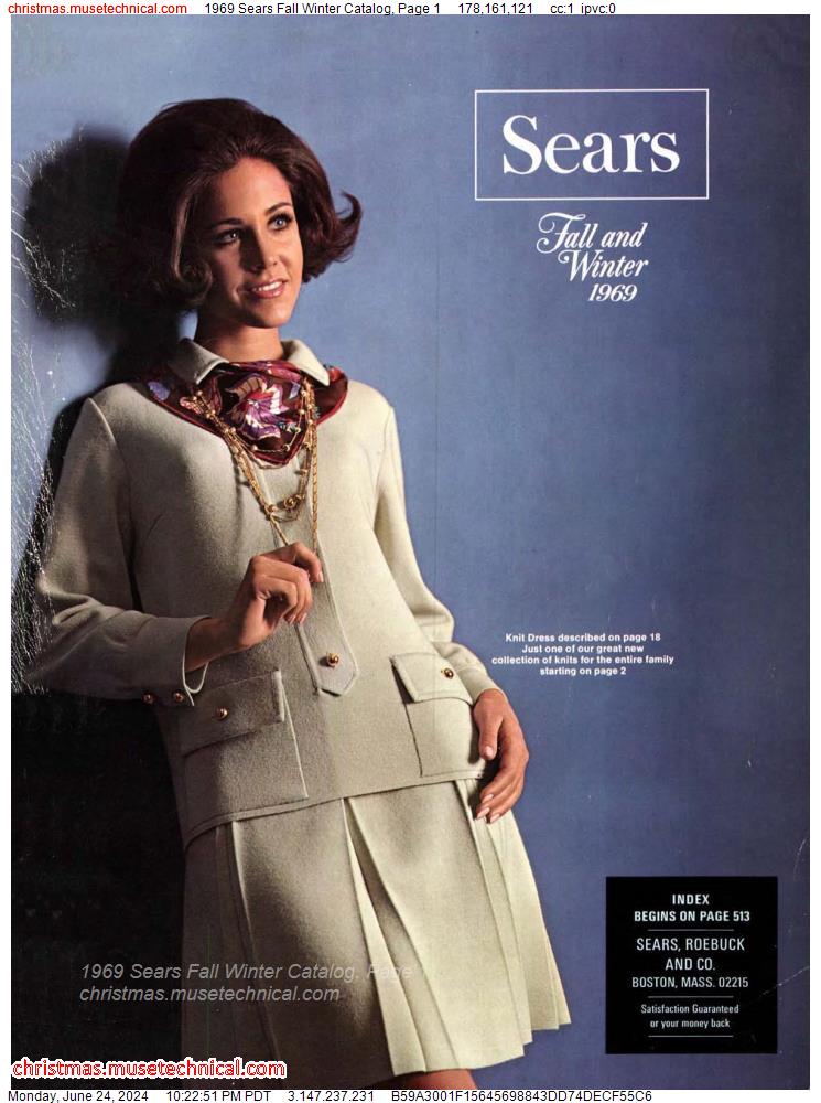 1969 Sears Fall Winter Catalog, Page 1
