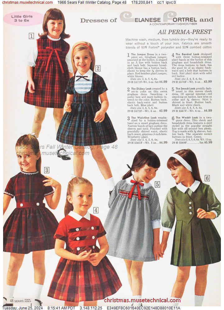 1966 Sears Fall Winter Catalog, Page 48
