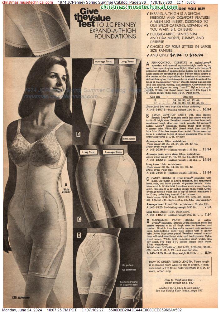 1974 JCPenney Spring Summer Catalog, Page 236