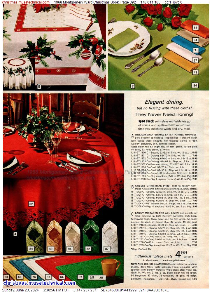 1968 Montgomery Ward Christmas Book, Page 392