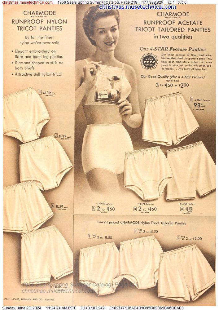 1956 Sears Spring Summer Catalog, Page 219