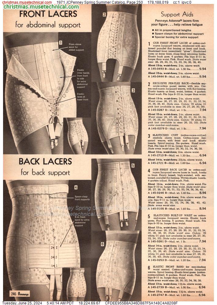 1971 JCPenney Spring Summer Catalog, Page 250