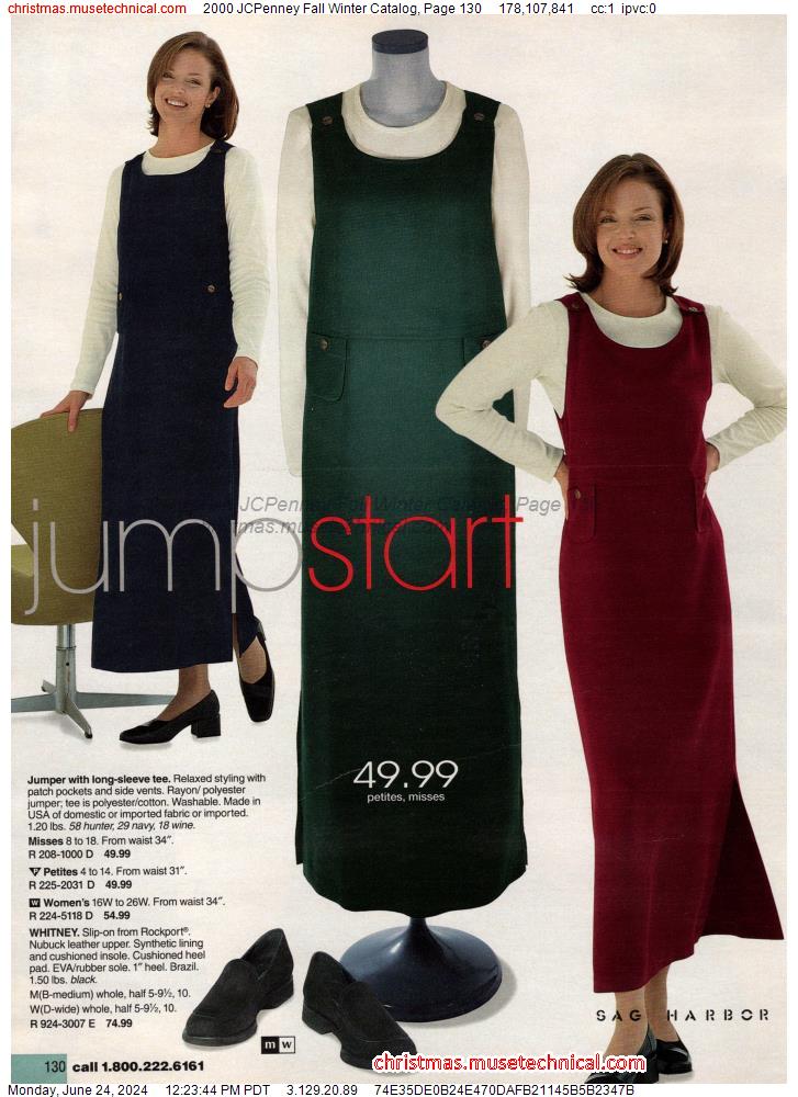 2000 JCPenney Fall Winter Catalog, Page 130