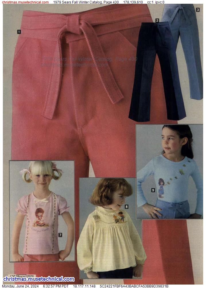 1979 Sears Fall Winter Catalog, Page 430