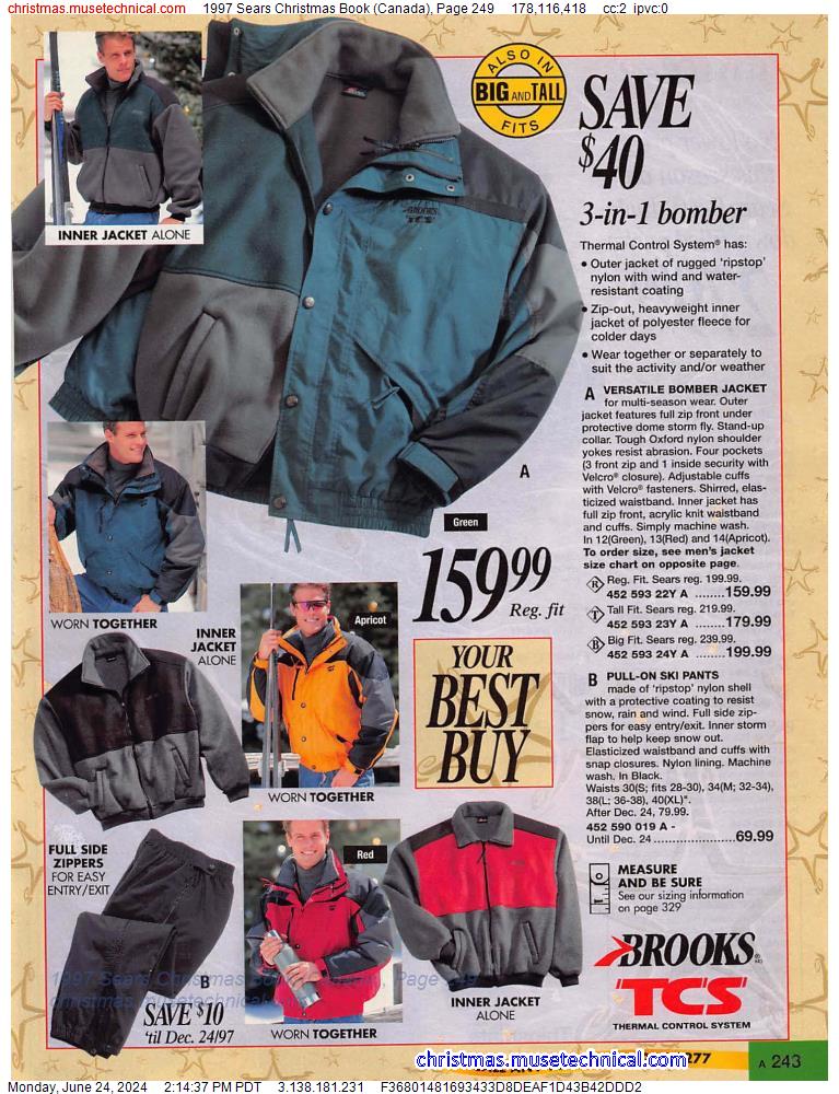1997 Sears Christmas Book (Canada), Page 249