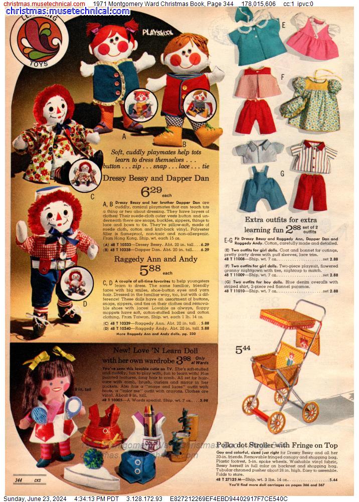 1971 Montgomery Ward Christmas Book, Page 344