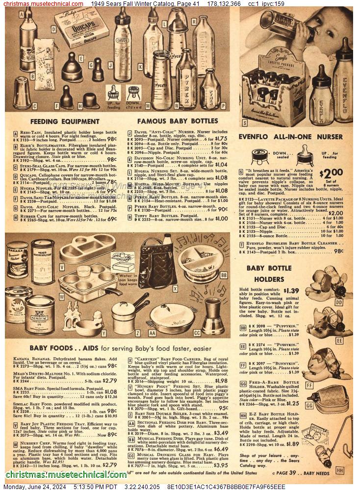 1949 Sears Fall Winter Catalog, Page 41