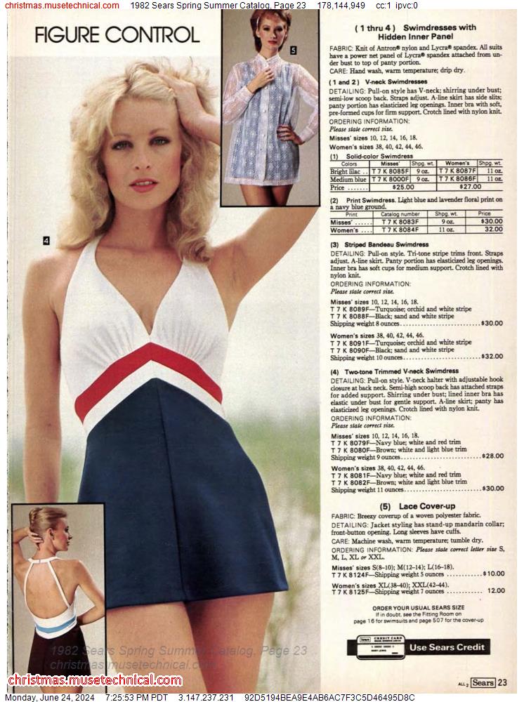 1982 Sears Spring Summer Catalog, Page 23