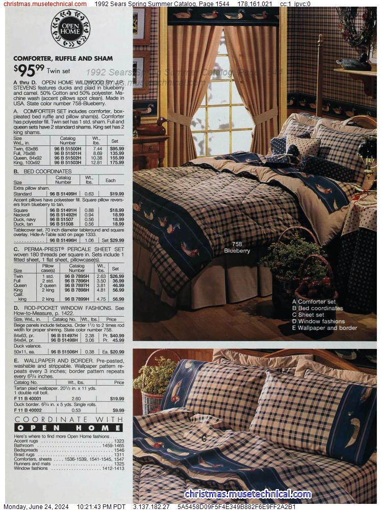 1992 Sears Spring Summer Catalog, Page 1544
