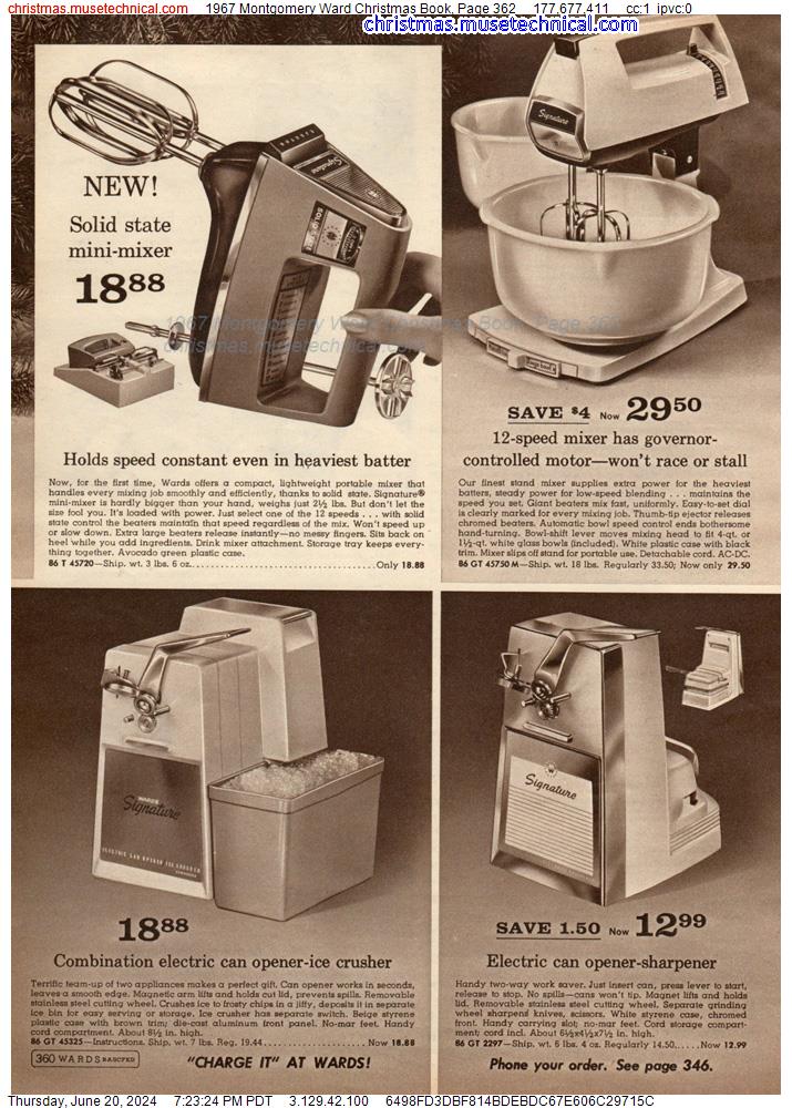 1967 Montgomery Ward Christmas Book, Page 362
