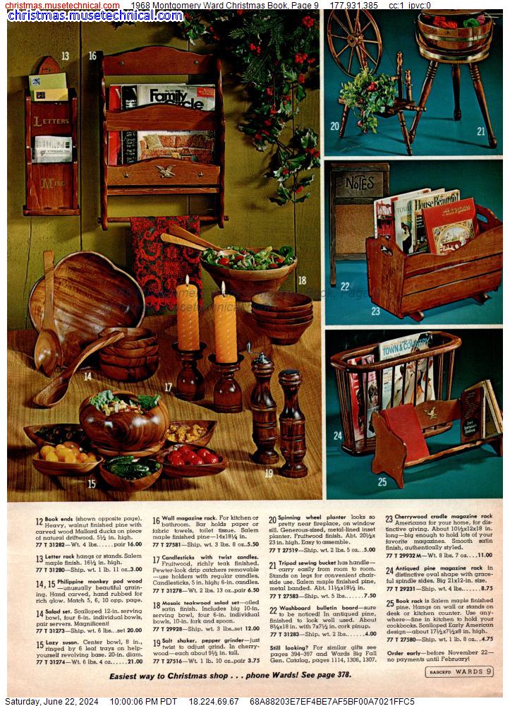 1968 Montgomery Ward Christmas Book, Page 9
