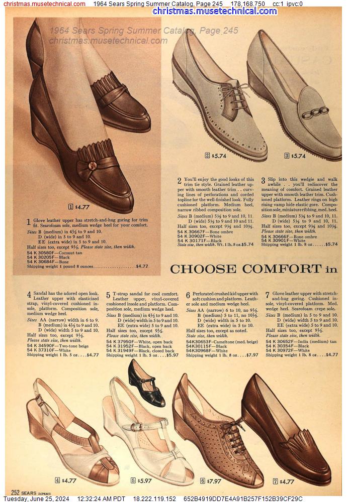 1964 Sears Spring Summer Catalog, Page 245