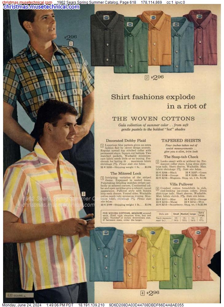 1962 Sears Spring Summer Catalog, Page 618