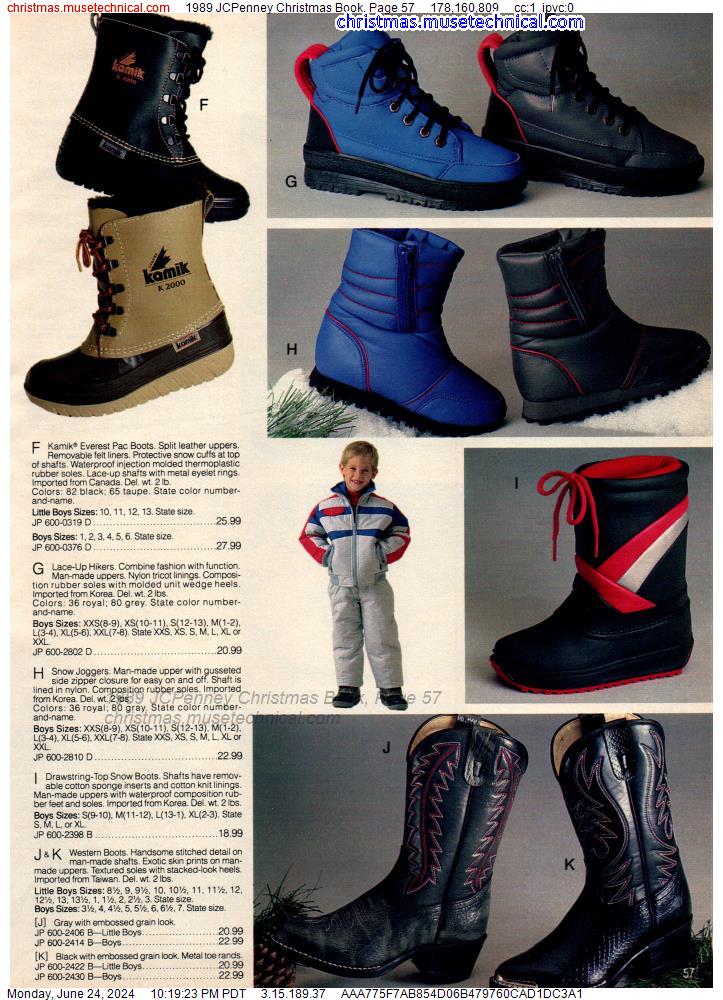 1989 JCPenney Christmas Book, Page 57