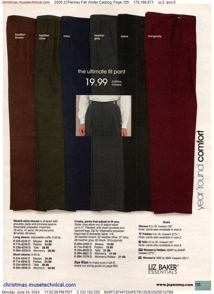 2000 JCPenney Fall Winter Catalog, Page 105