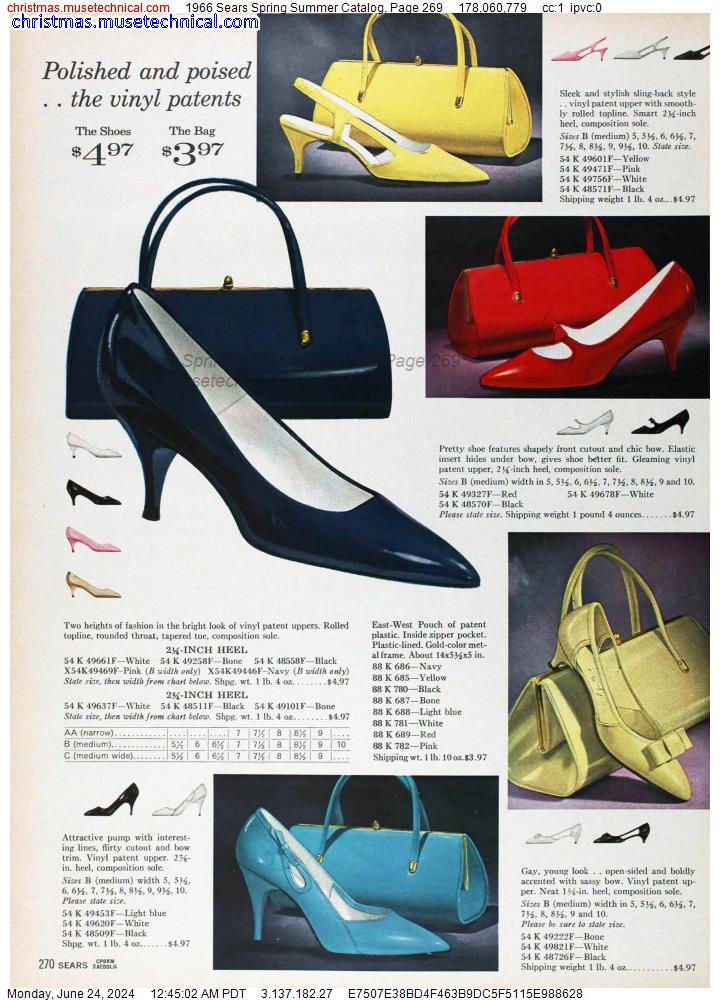 1966 Sears Spring Summer Catalog, Page 269