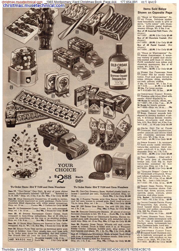 1965 Montgomery Ward Christmas Book, Page 444