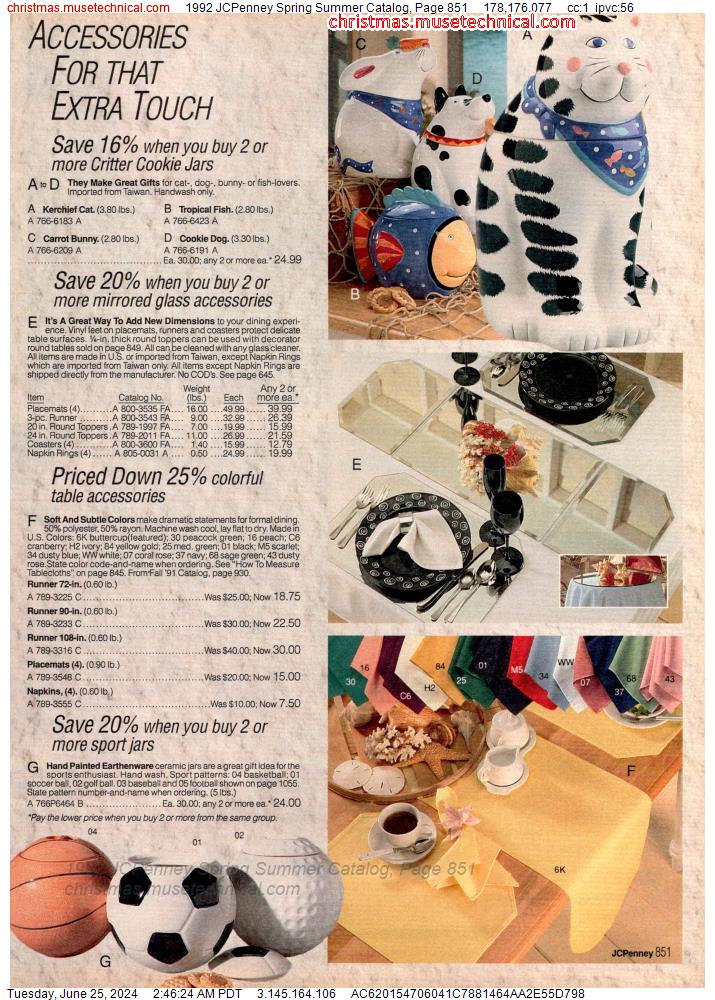 1992 JCPenney Spring Summer Catalog, Page 851
