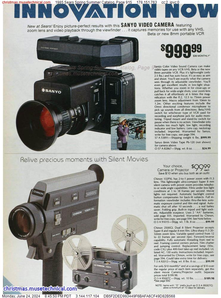 1985 Sears Spring Summer Catalog, Page 915