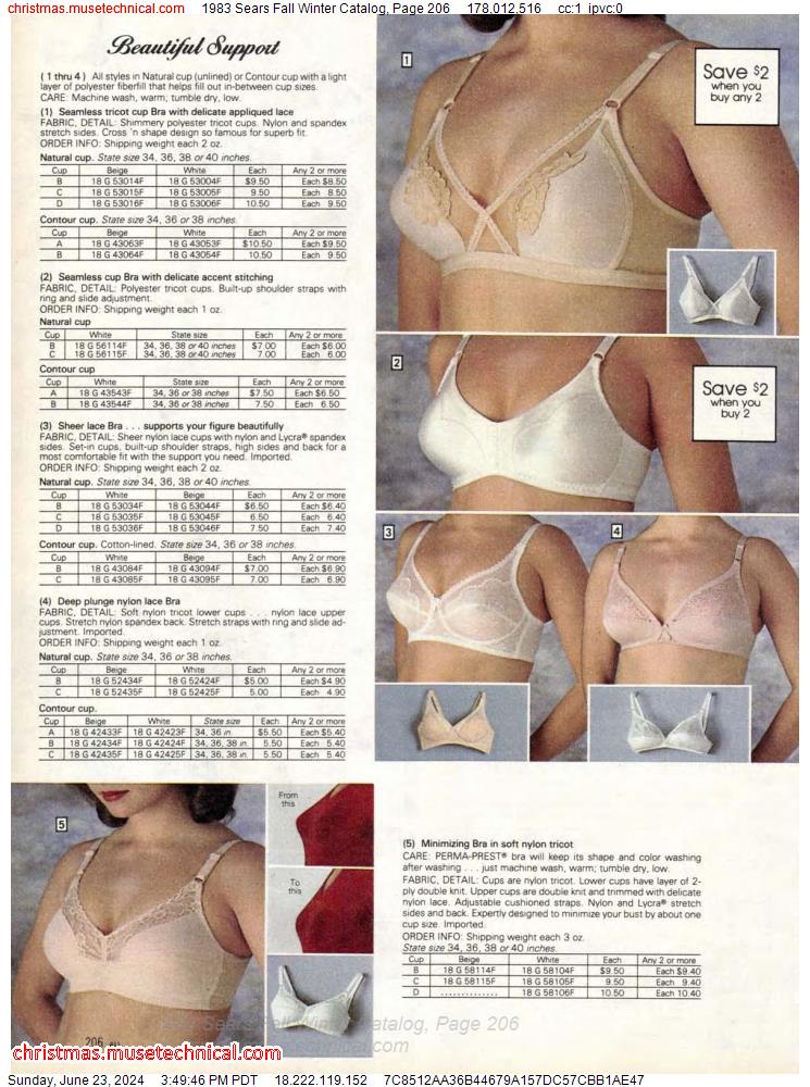 1983 Sears Fall Winter Catalog, Page 206