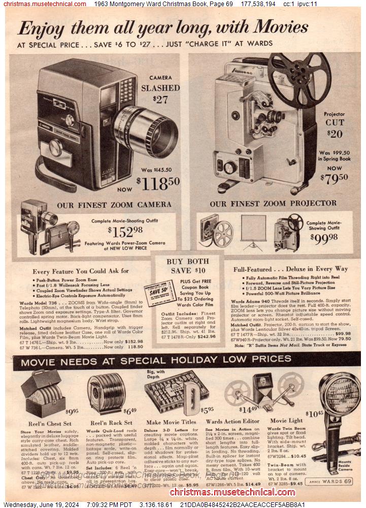 1963 Montgomery Ward Christmas Book, Page 69