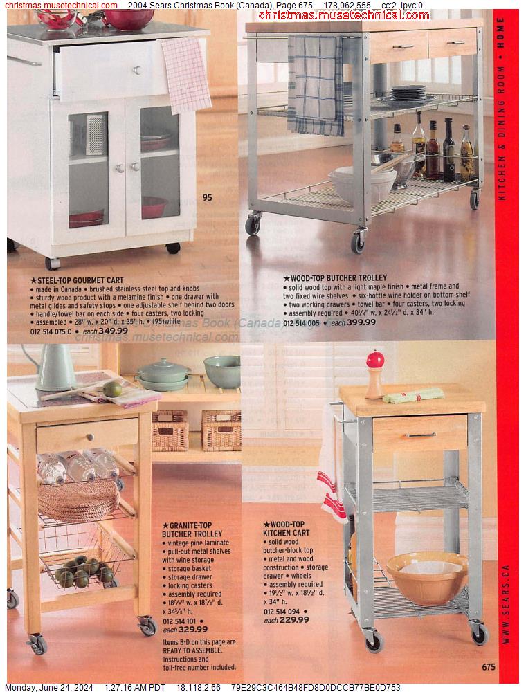 2004 Sears Christmas Book (Canada), Page 675