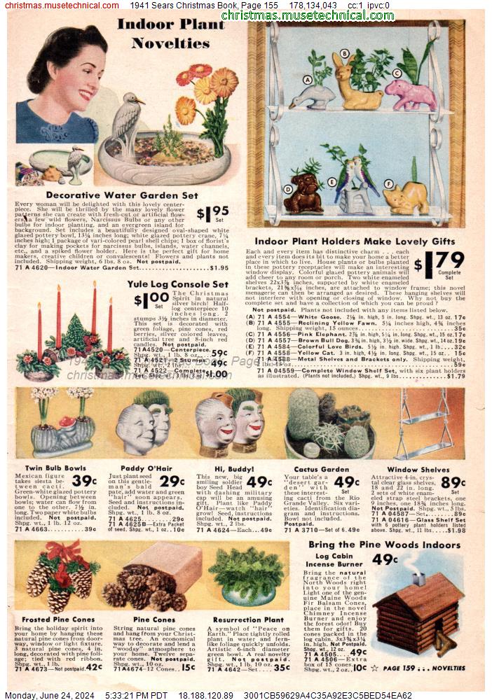 1941 Sears Christmas Book, Page 155