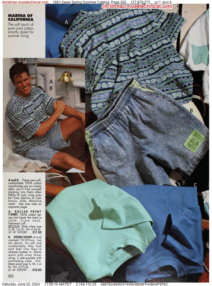 1991 Sears Spring Summer Catalog, Page 350