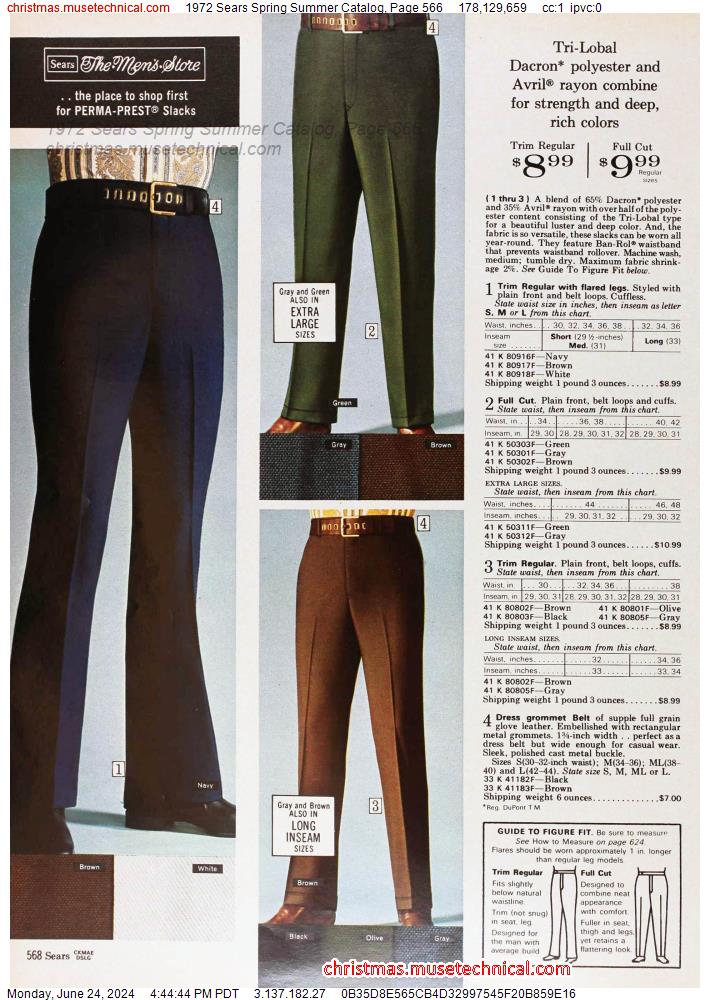 1972 Sears Spring Summer Catalog, Page 566