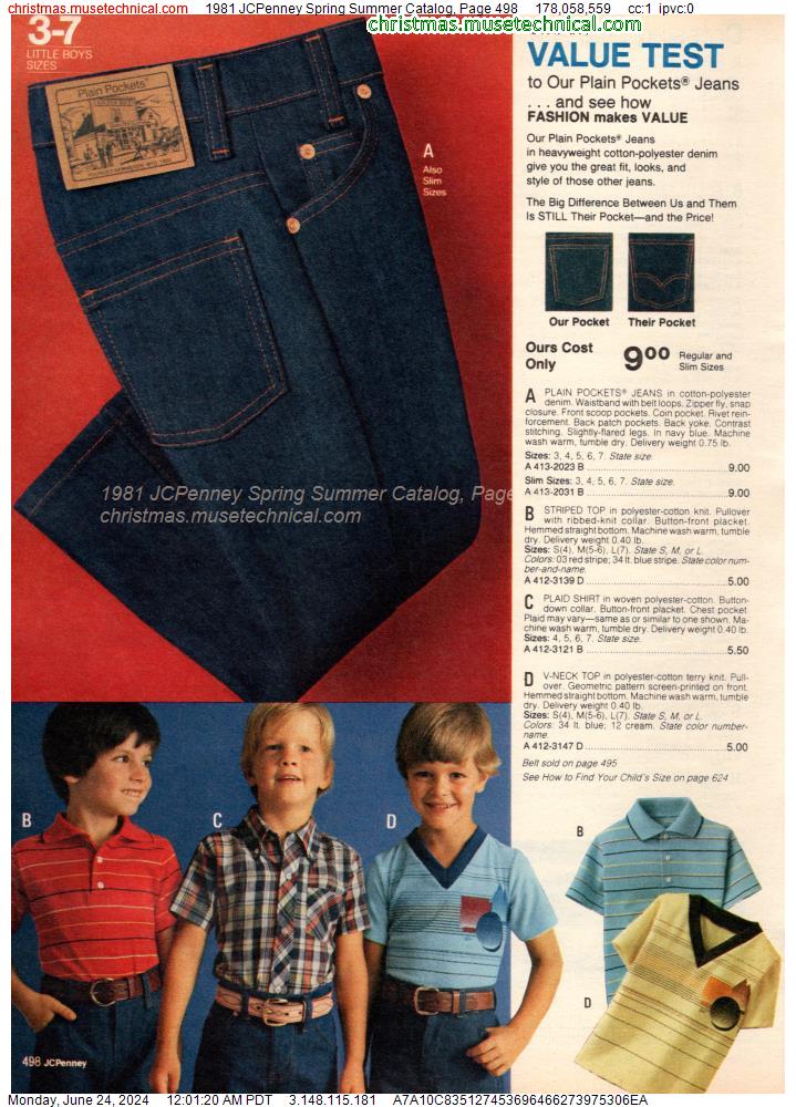1981 JCPenney Spring Summer Catalog, Page 498