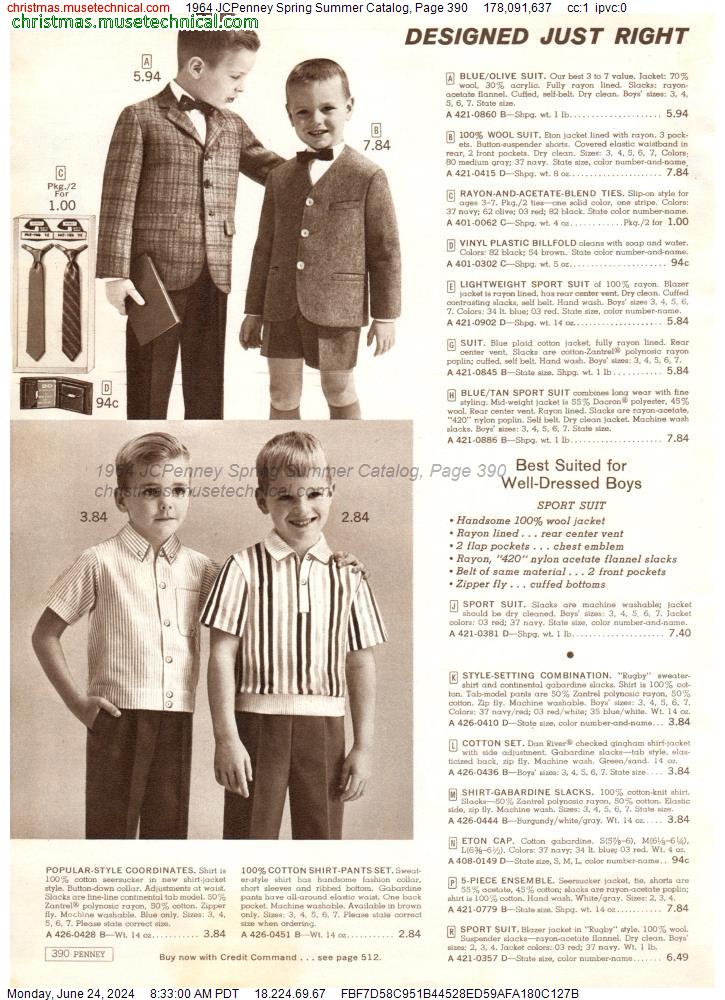 1964 JCPenney Spring Summer Catalog, Page 390