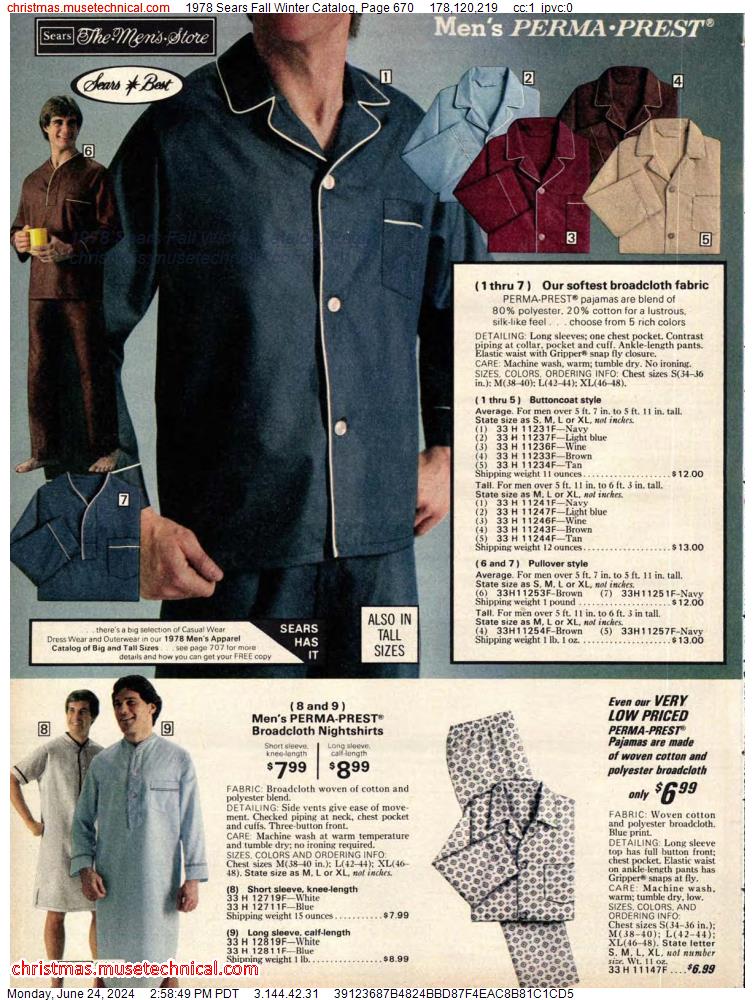 1978 Sears Fall Winter Catalog, Page 670