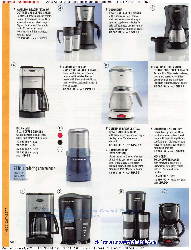 2003 Sears Christmas Book (Canada), Page 502