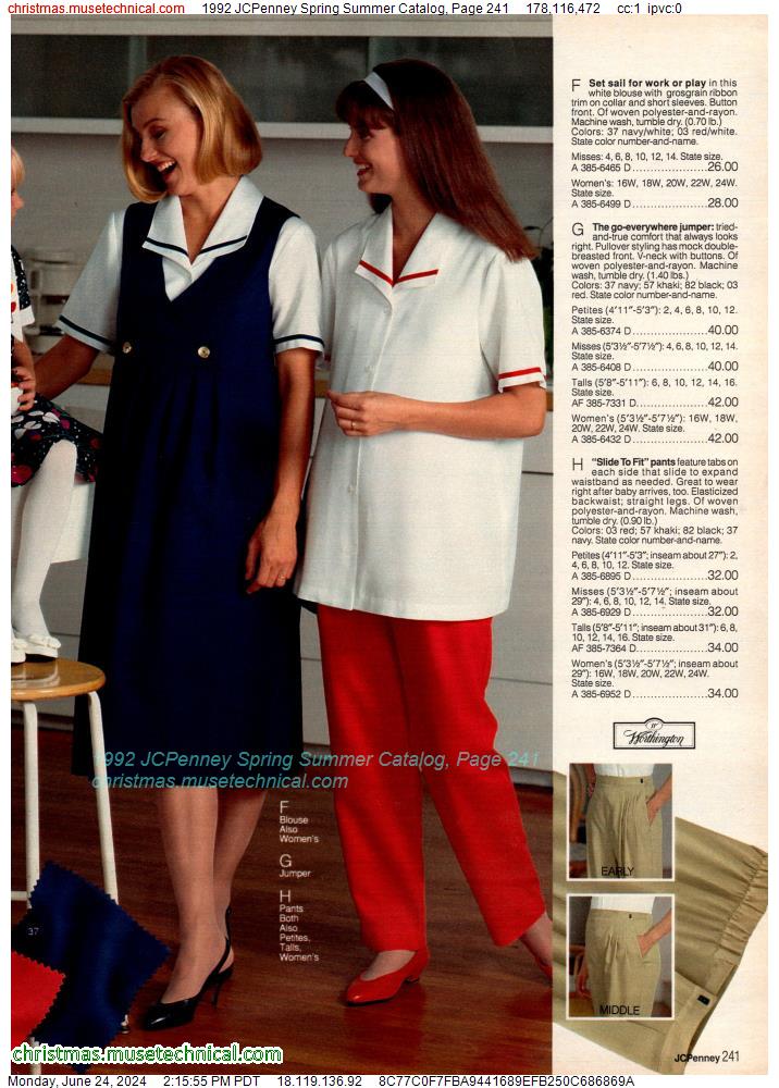 1992 JCPenney Spring Summer Catalog, Page 241