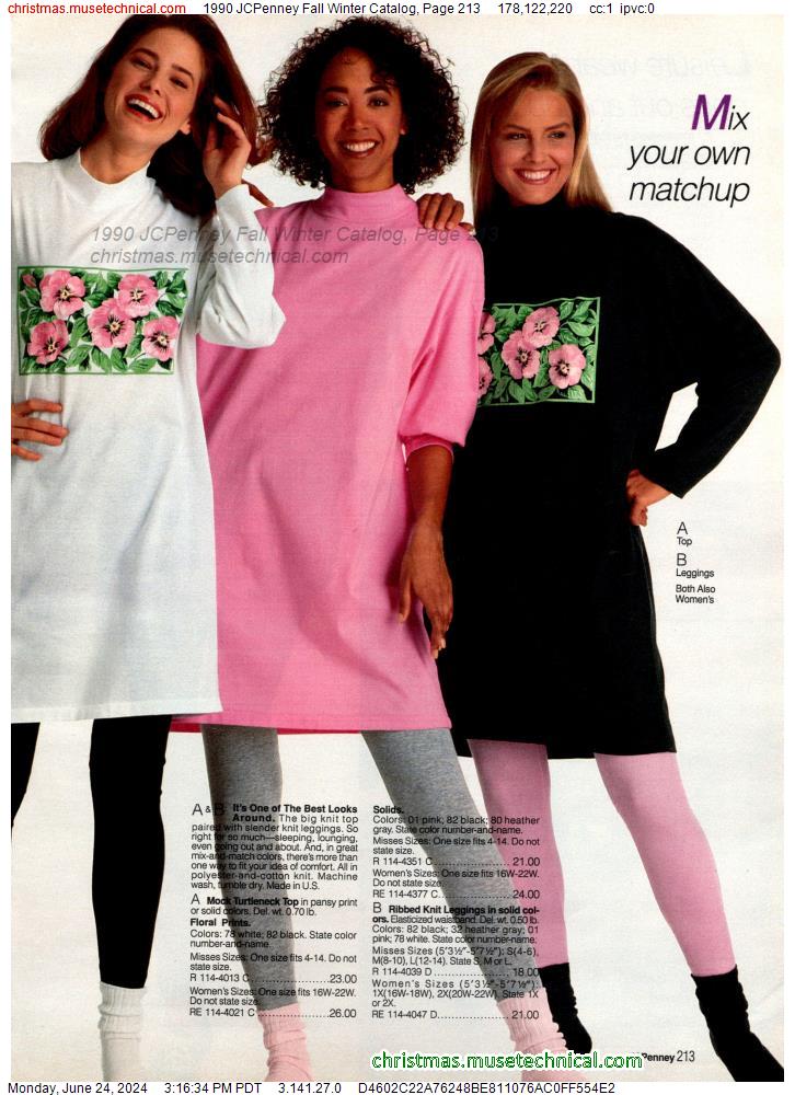 1990 JCPenney Fall Winter Catalog, Page 213