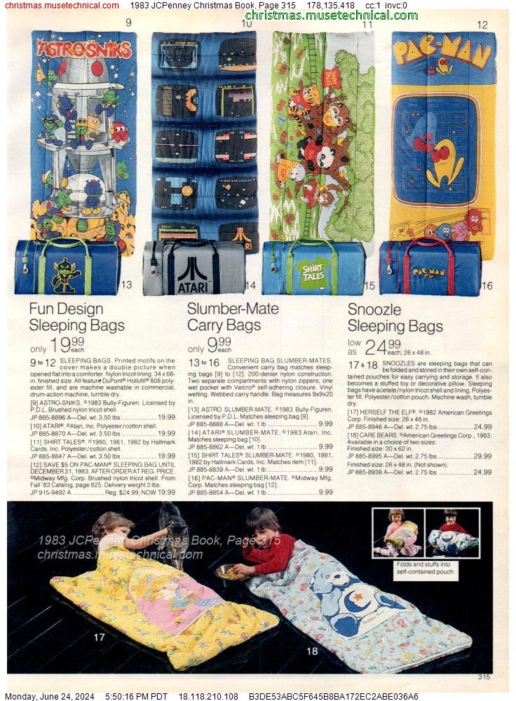 1983 JCPenney Christmas Book, Page 315