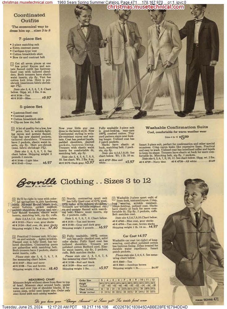 1960 Sears Spring Summer Catalog, Page 471
